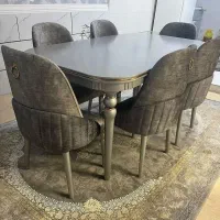 میز غذاخوری با چوب راش تولید اقای انصاری|میز و صندلی غذاخوری|یاسوج, |دیوار