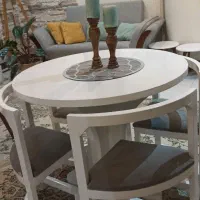 میز نهار خوری کم جا تمیز و شیک