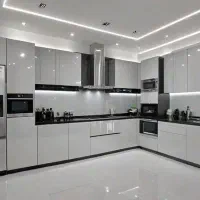 ساخت و نصب کابینت هایگلاس با بهترین قیمت و کیفیت|مصالح و تجهیزات ساختمان|پرند, فاز ۲|دیوار