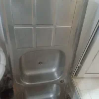 سینک دوقلو روکار عرض50 طول120