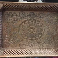 سینی فلزی|ظروف سرو و پذیرایی|اصفهان, عطار نیشابوری|دیوار