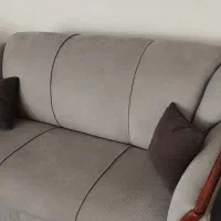 مبل 7 نفره روکش پارچه ترک خیلی تمیز در حدنو