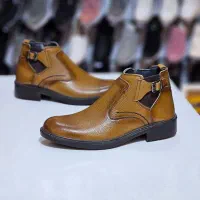 نیم بوت چرم طبیعی الوادر|کیف، کفش، کمربند|اصفهان, تخت فولاد|دیوار