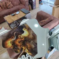 آینه نقش ایران با برش لیزری