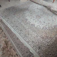 دوتخته فرش ماشینی کرم رنگ