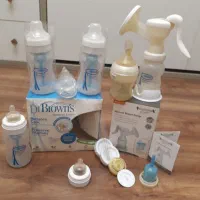 شیشه شیر شیردوش سرلاک خوری دکتربراون و بیبی سیل