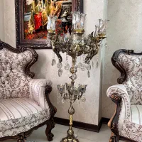 لوستر ایستاده برنجی