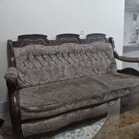 مبل ۷ نفره چوب راش|مبلمان خانگی و میز عسلی|مبارکه, |دیوار