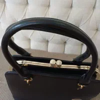 کیف چرم رنگ مشکی زنانه