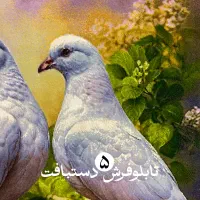 تابلوفرش دستبافت «دوکبوتر عاشق»|تابلو فرش|تهران, بازار|دیوار