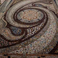 فرش ۹ متری سورمه یی کهکشان