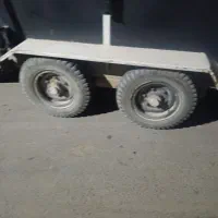 اسبکش دو اسب آماده به کار|اسب و تجهیزات اسبسواری|برخوار, |دیوار