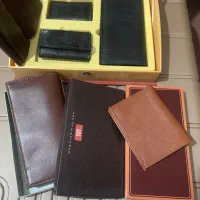 کیف پول و دسته کلید تمام چرم
