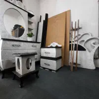 سرویس خواب دونفره بدون تشک|تخت و سرویس خواب|اهر, |دیوار