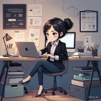 کارمند اداری خانم