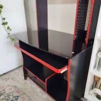 میزکامپیوتر مشکی باصفحه شیشه نشکن|میز تحریر و کامپیوتر|تهران, بهداشت|دیوار