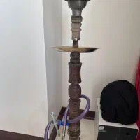 قلیان چوبی با سری چوبی