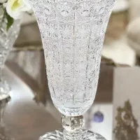 گلدان کریستال دستساز چک کمیاب و خاص