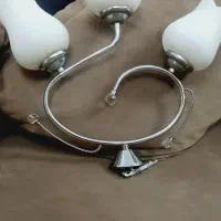 لوستر ۳شاخه در حد نو جنس استیل