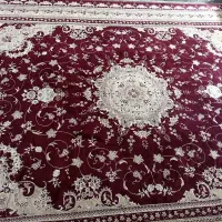 فرش 12متری زرشکی