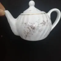 نعلبکی ظروف گل سرخی   استکان