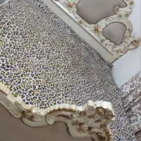 تخت خواب دونفره همراه با ایینه ودراور