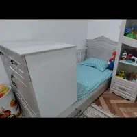 تخت کودک و نوجوان ام دی اف همرا با تشک|تخت و صندلی بچه|تهران, شهرک گلها (تهرانسر)|دیوار