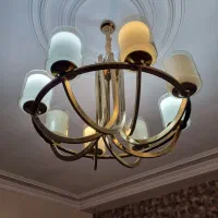 لوستر ست مدرن فلزی|لوستر و چراغ آویز|هشتگرد, شهرک ولیعصر (مصلی)|دیوار