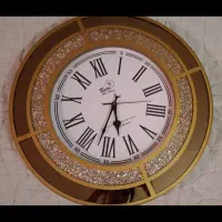 ساعت دیواری بدنه چوب