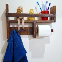 شلف دیواری دست‌ساز