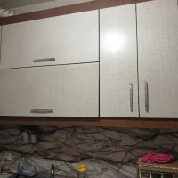 کابینت همراه با هود و گاز  تمیز و سالم