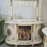 آینه کنسول های سلطنتی فرانسوی و میزتلوزیون