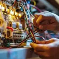 برقکار ساختمان جزیی و کلی لوستر کولر دوربین آیفون