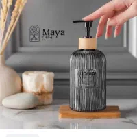 ست جامایع و آبپاش شیشه‌ای مایا|لوازم حمام|سیرجان, |دیوار