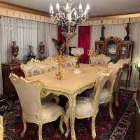 سرویس مبل باکارات و ناهارخوری هشت نفره|مبلمان خانگی و میز عسلی|تهران, تهرانپارس غربی|دیوار