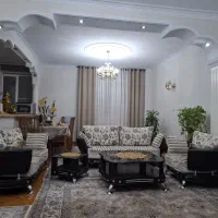 مبل راحتی ۱۰ نفره چرم و چوب و پارچه