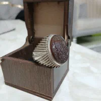 انگشتر عقیق خط با رکاب دستساز|جواهرات|تهران, یاخجی آباد|دیوار