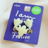 گوشواره کلیپسی میخی و انگشتر روح شب تاب سبز فسفری|بدلیجات|رشت, استادسرا|دیوار