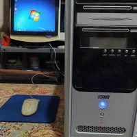 ۲ عدد کیس ۲هسته رم ۲ ddr2 هارد ۱۶۰ گرافیک ۲۵۶|رایانه رومیزی|چالوس, |دیوار