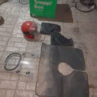 پک کامل زمستانه موتور طلق دستکش کلاه