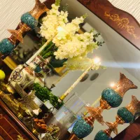 آیینه و کنسول چوبی