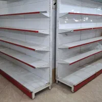 قفسه سوپر مارکت خود ایستا وسط و کنار دیوار