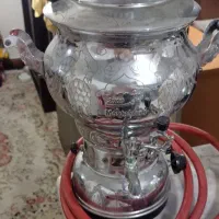 سماور گازی در حد نو و کتری سماوری با قوری|سماور، چایساز، قهوهساز|مشکیندشت, |دیوار