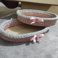 سبد بافتنی تریکو