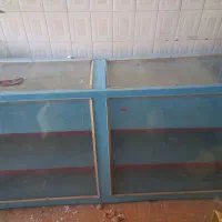 ویترین مغازه وجا اجیلی آلمینیوم وشیشه سالم