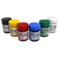 گواش6 رنگ+رنگ طلایی (7رنگ)+پالت و قلمو