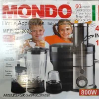 آبمیوه گیر چهارکاره، برند موندو، 60 ماه ضمانت|آبمیوه‌گیر و آب‌مرکبات‌گیر|اراک, |دیوار