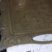 سینی پیوترطرح آنتیک|ظروف سرو و پذیرایی|تهران, قبا|دیوار