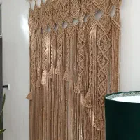 پرده مکرومه سفارشی