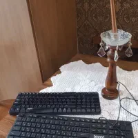 دو عدد کیبورد با سیم و بدون سیم